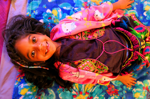 The Birthday Girl Is Ready For Her Kids Facial The Birthday Girl Is Ready For Her Kids Facial