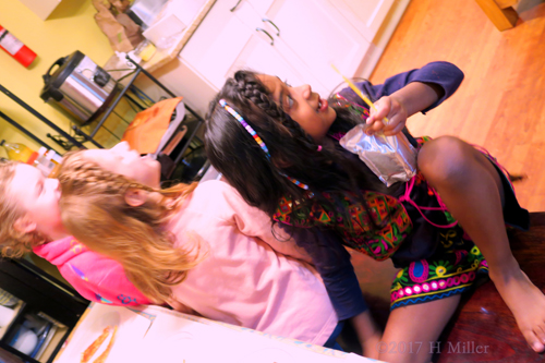 The Birthday Girl Is Waiting For Pizza! The Birthday Girl Is Waiting For Pizza!