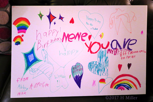 What A Cool Spa Birthday Card They Made!
