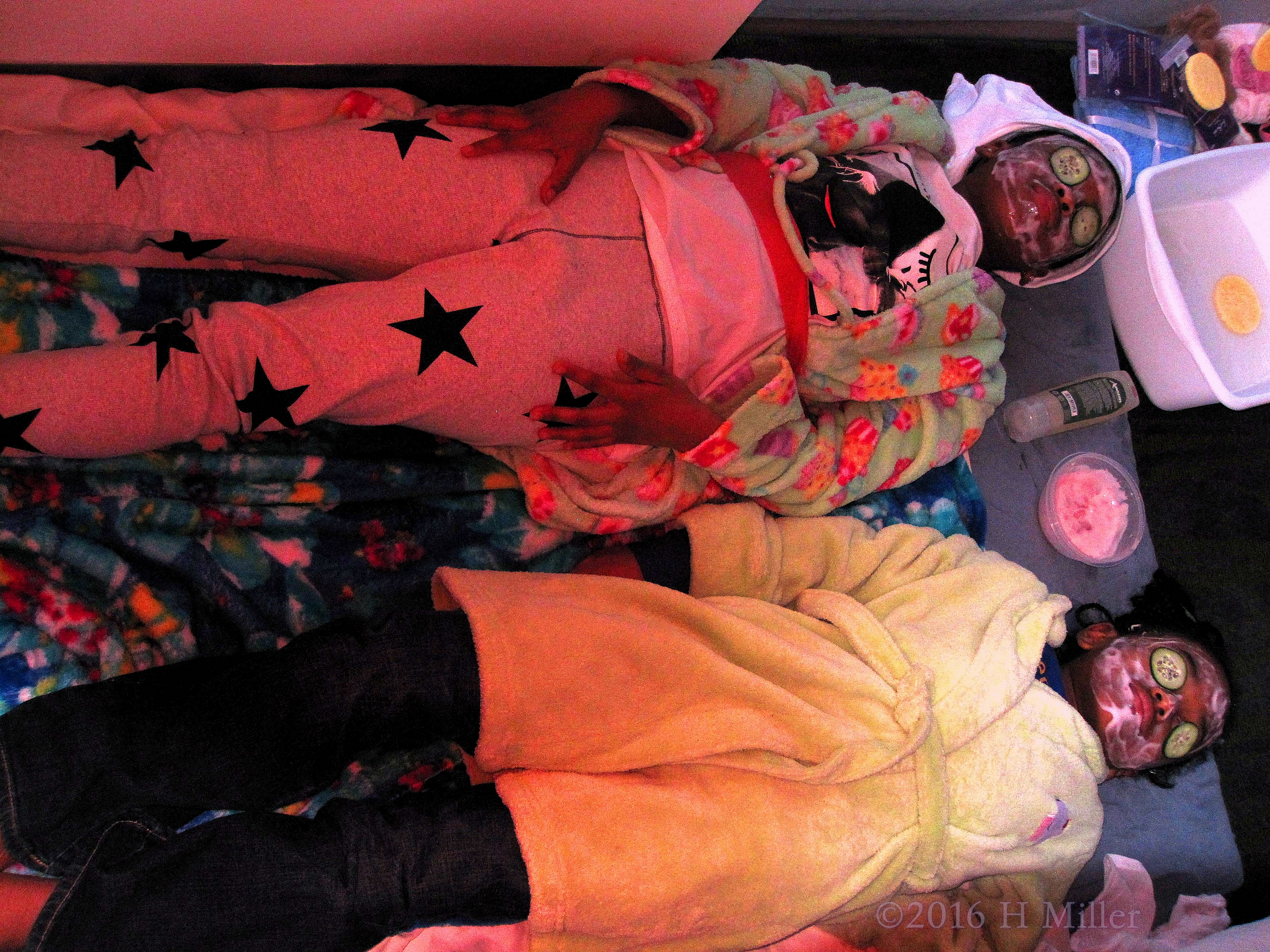 Group Facials With Cukes On The Eyes Are Super Relaxing. Group Facials With Cukes On The Eyes Are Super Relaxing.