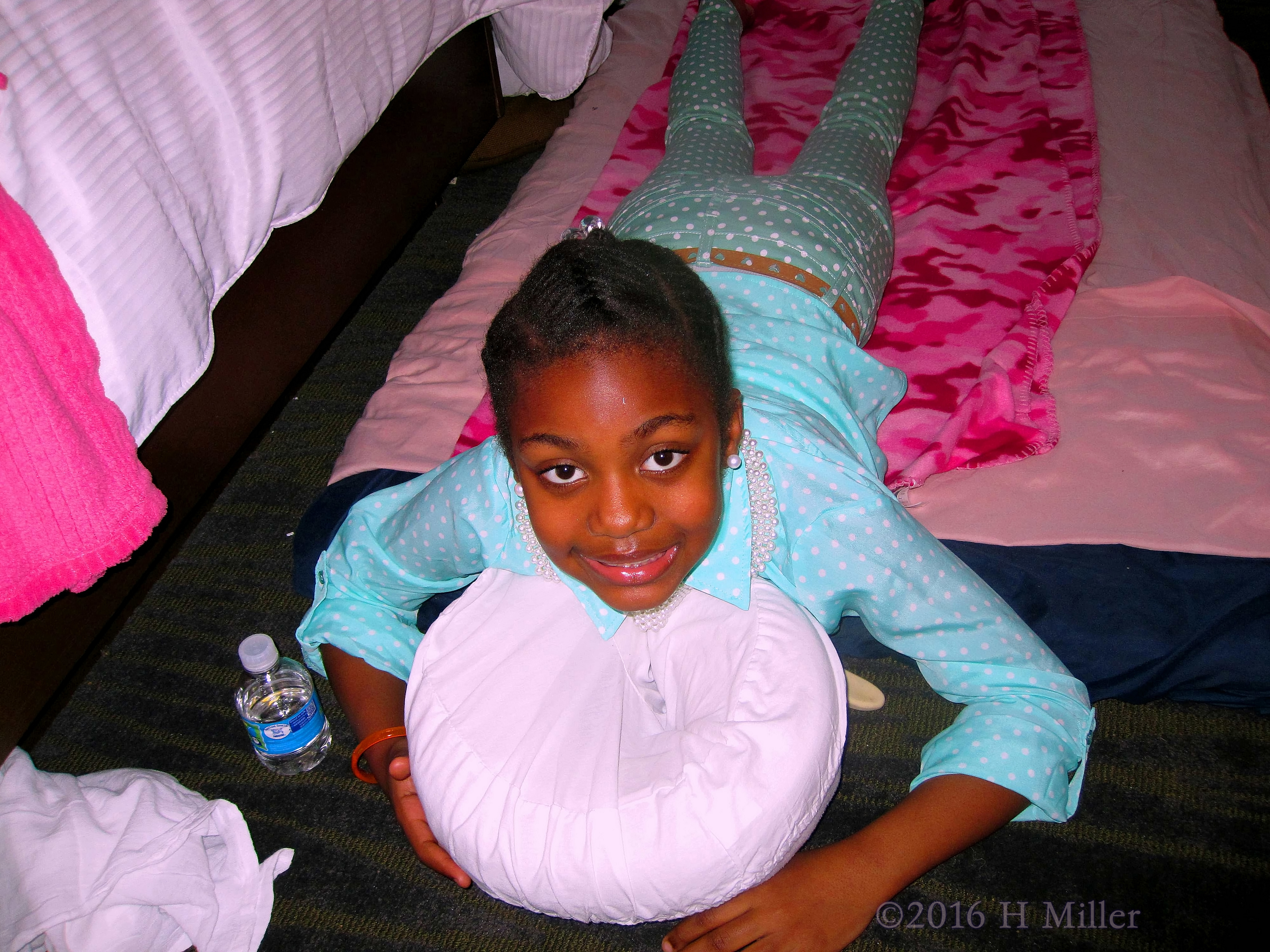 Photo During Pediatric Massage Therapy. Photo During Pediatric Massage Therapy.