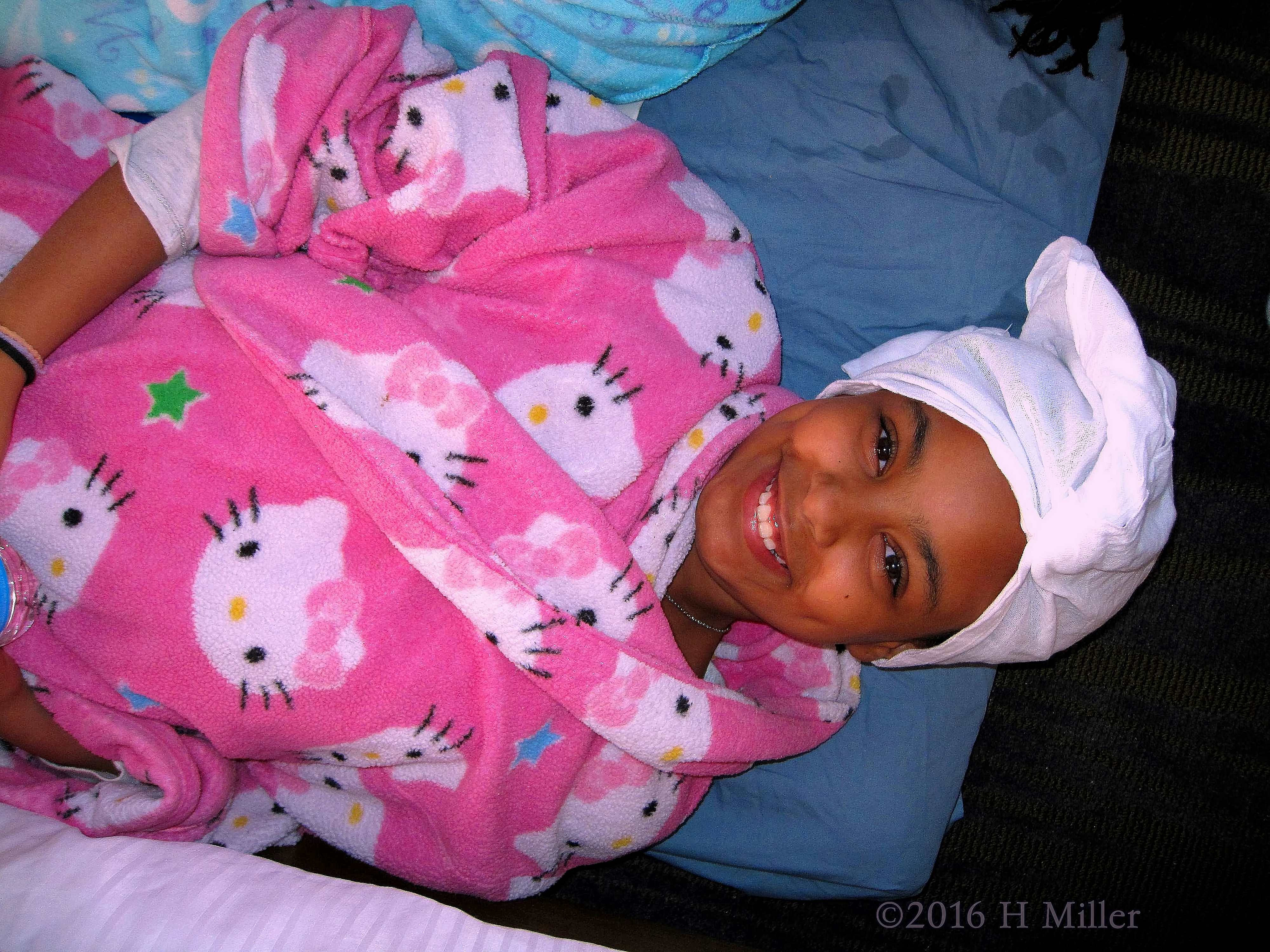 The Birthday Girl Smiles After Her Kids Facial! The Birthday Girl Smiles After Her Kids Facial!