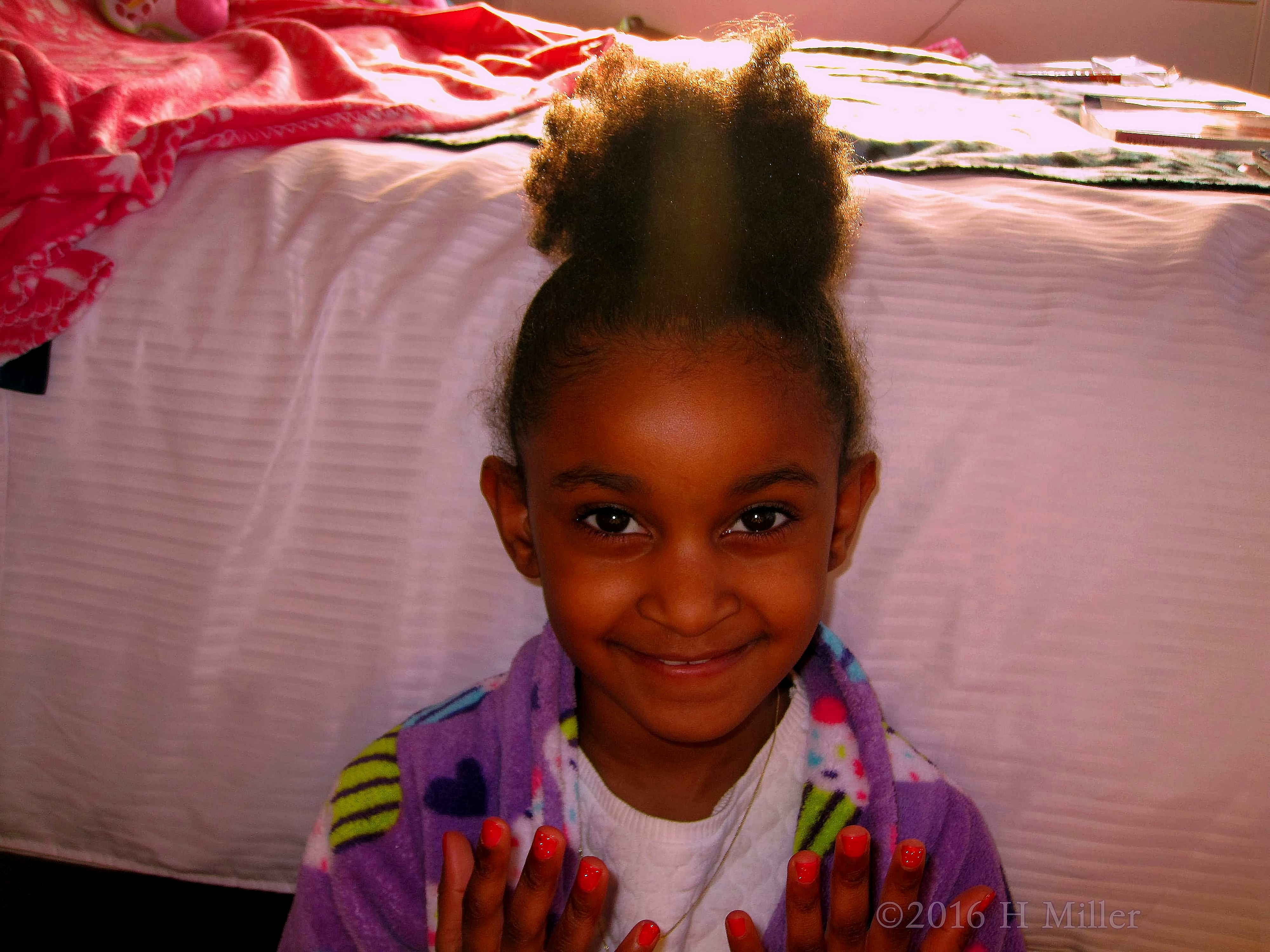 What A Lovely Mini Manicure At The Girls Spa. What A Lovely Mini Manicure At The Girls Spa.