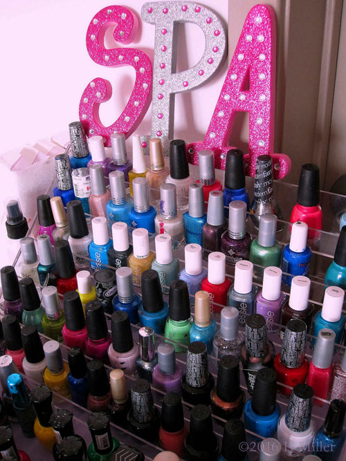 An Amazing Collection Of Nail Polish For The Kids Spa! An Amazing Collection Of Nail Polish For The Kids Spa!