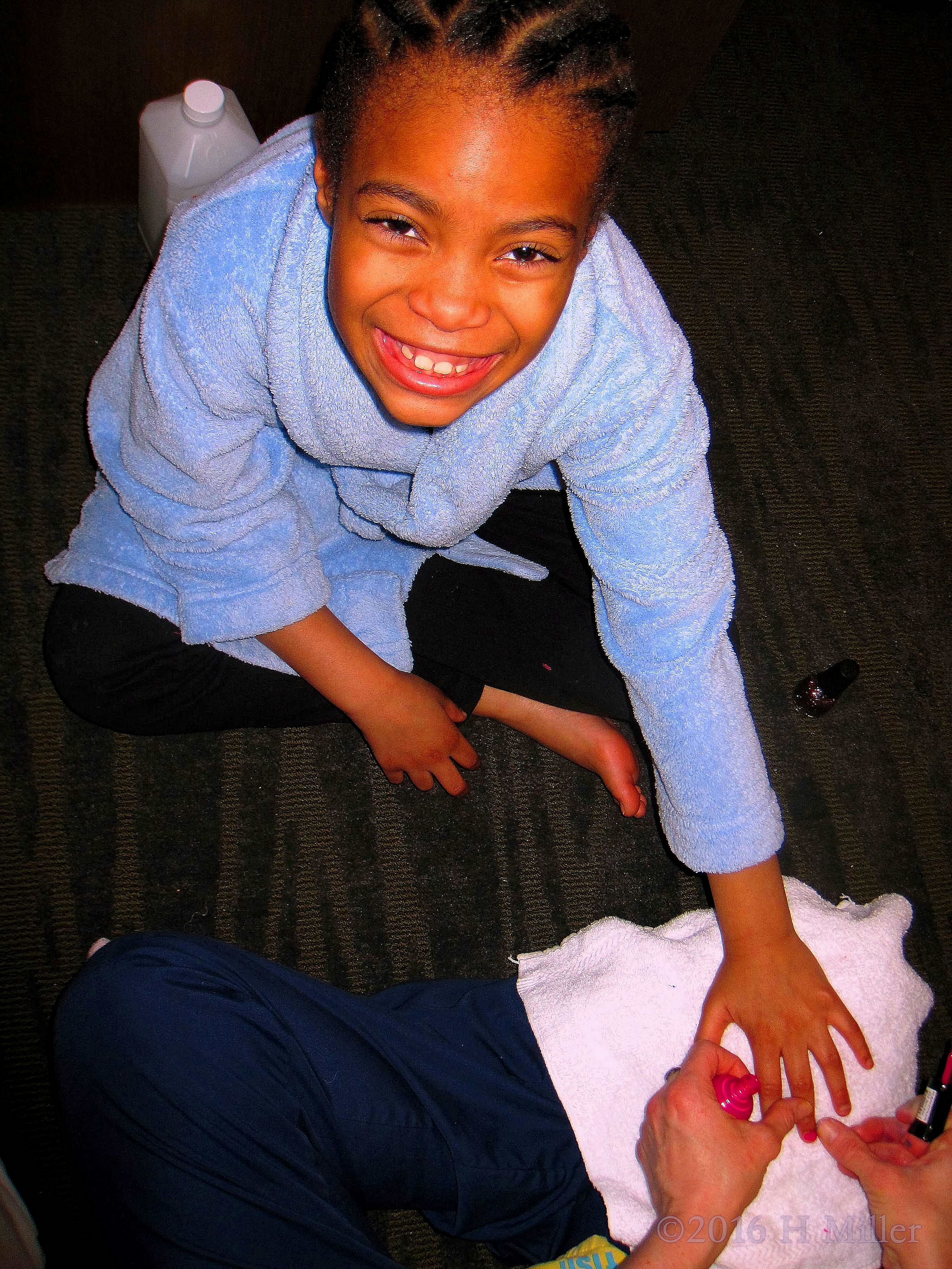 Getting Her Nails Painted. Getting Her Nails Painted.