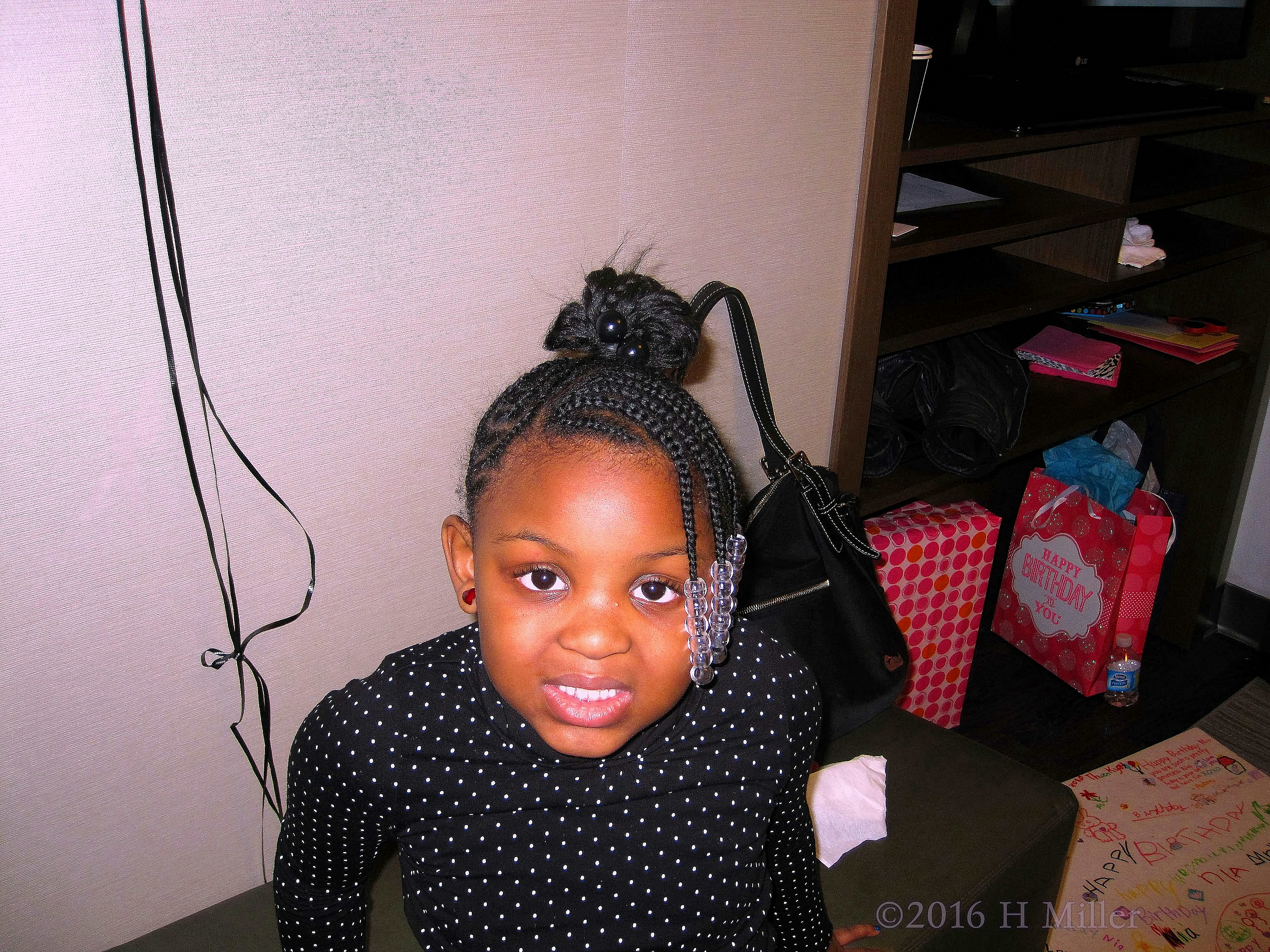 She's Ready For HerMini Manicure. She's Ready For HerMini Manicure.