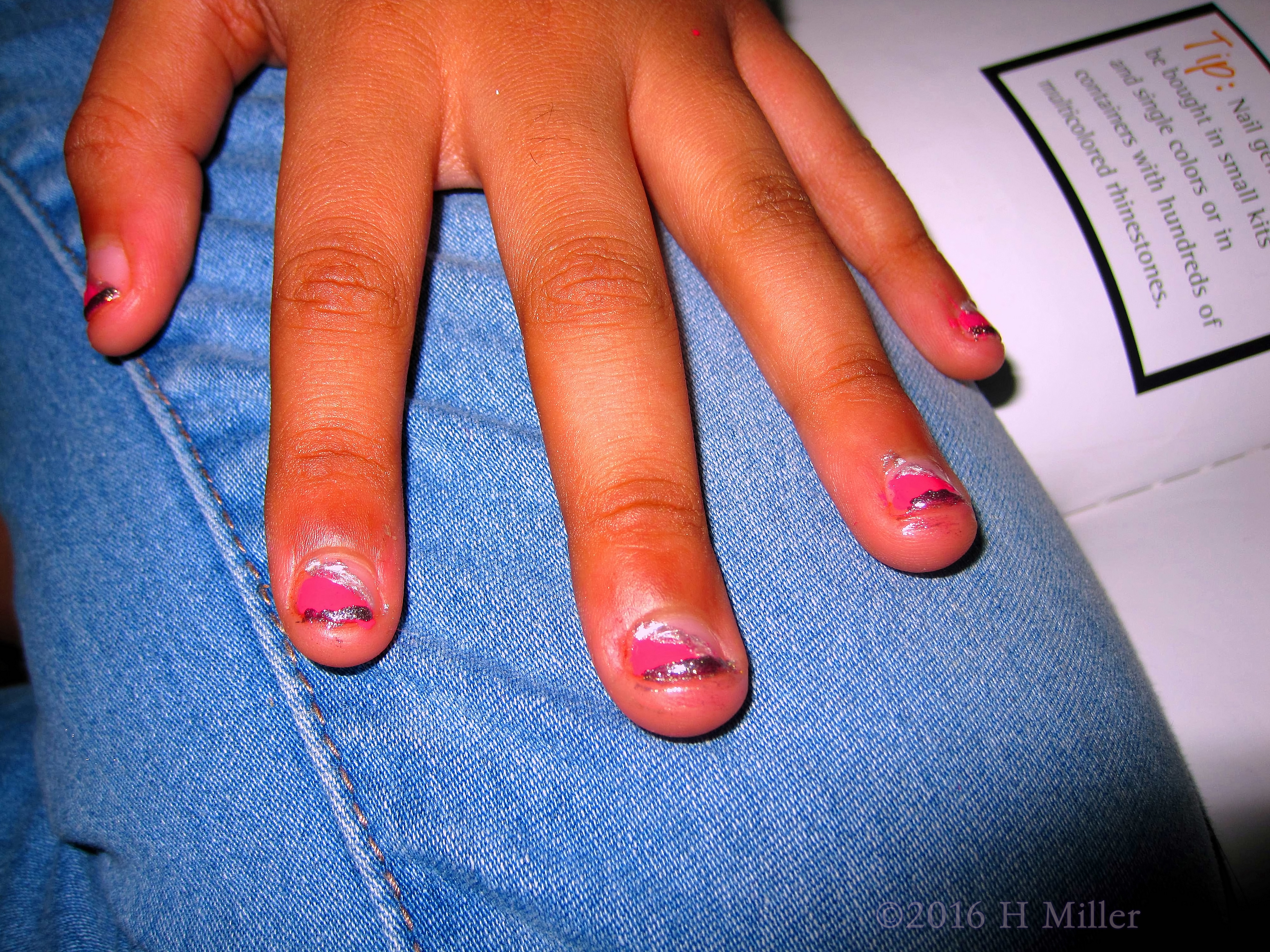 Super Cool Pink Nail Art. Super Cool Pink Nail Art.