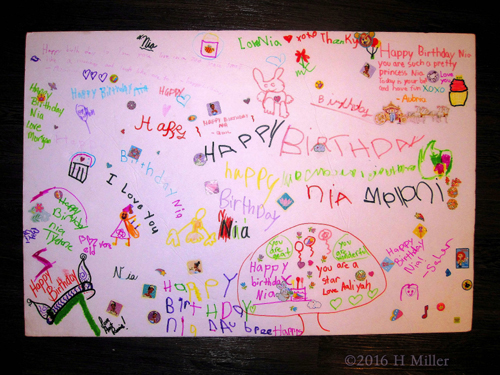 Spa Birthday Card For The Birthday Girl, Nia.