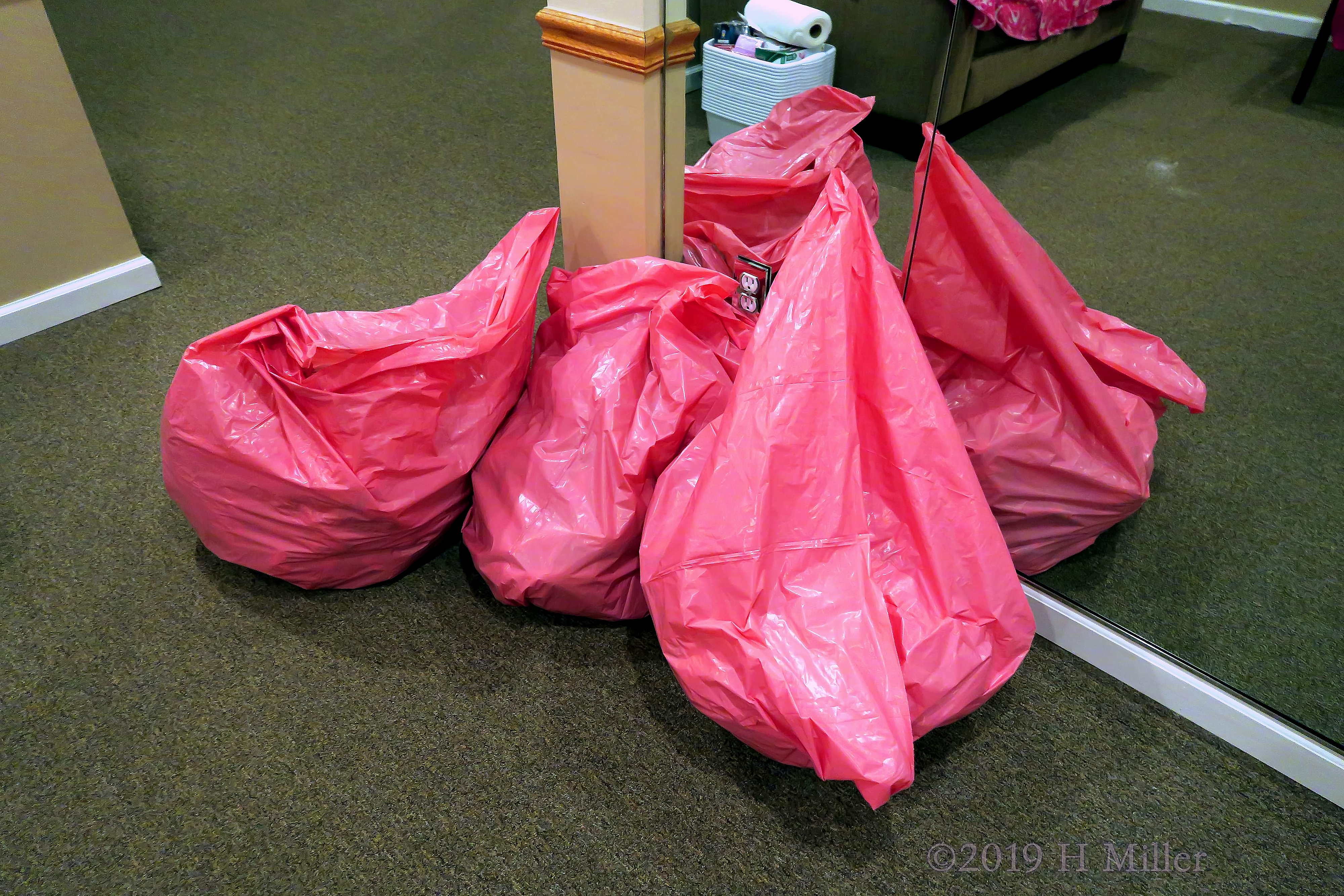 Bags With Beautiful Spa Robes For The Spa Guests Bags With Beautiful Spa Robes For The Spa Guests