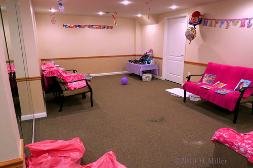 Spa Area Is Ready For The Spa Party Guests To Have Spa Treatments!