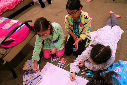 The Girls Are Having Fun Designing The Spa Birthday Card The Girls Are Having Fun Designing The Spa Birthday Card