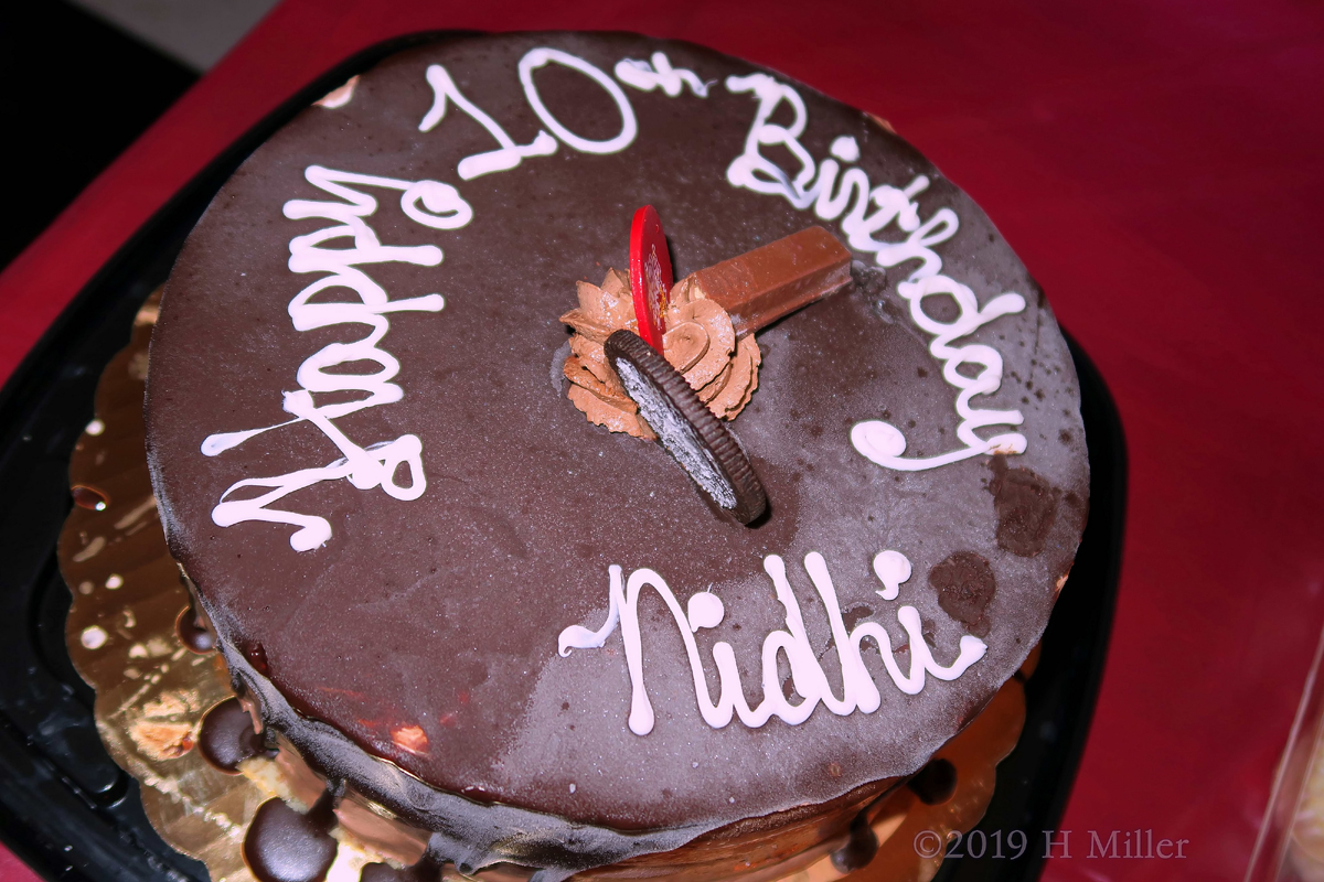 Nidhi's Beautiful 10th Birthday Cake 