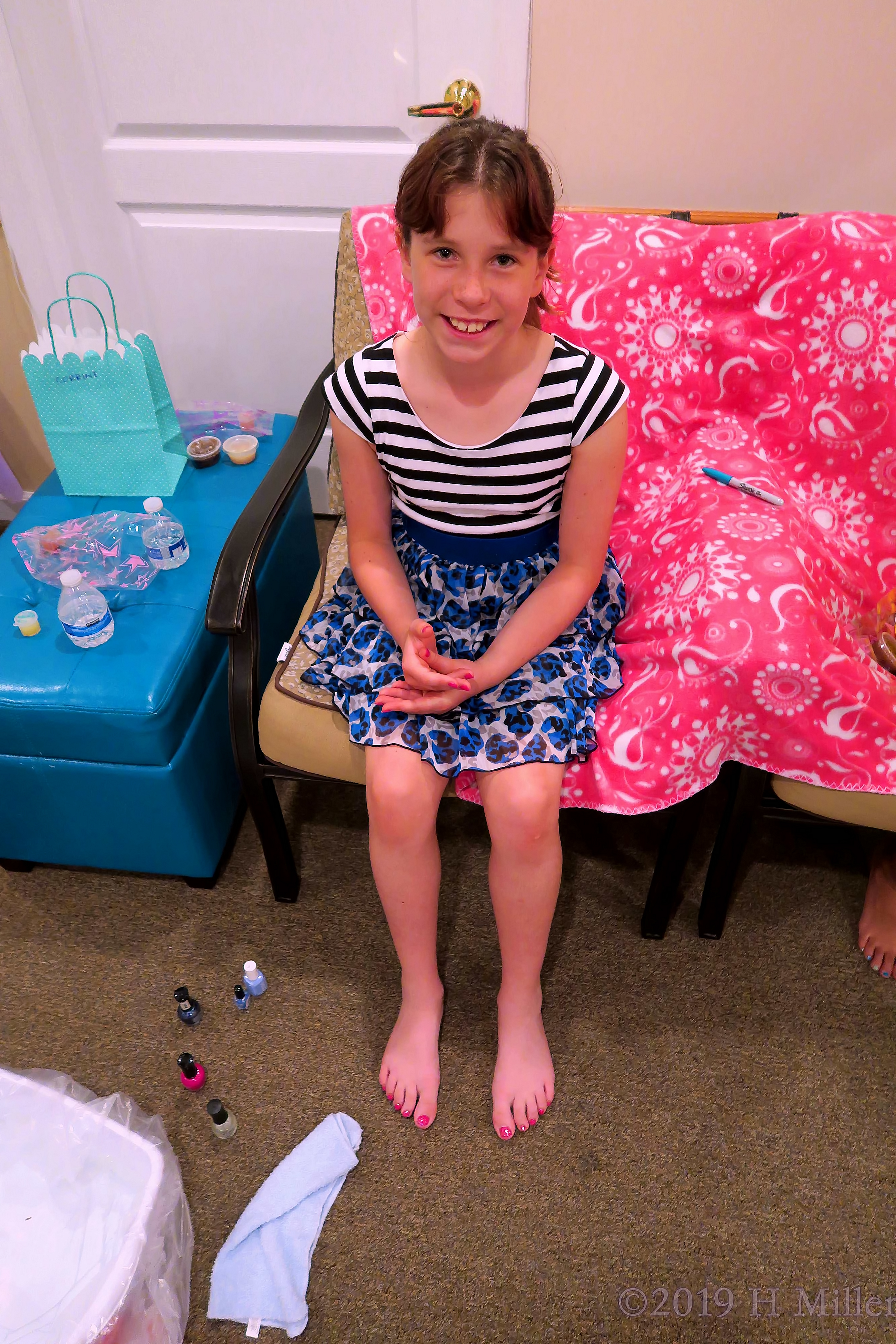 Girls Spa Party Guest Loves Her Kids Pedicure! Girls Spa Party Guest Loves Her Kids Pedicure!