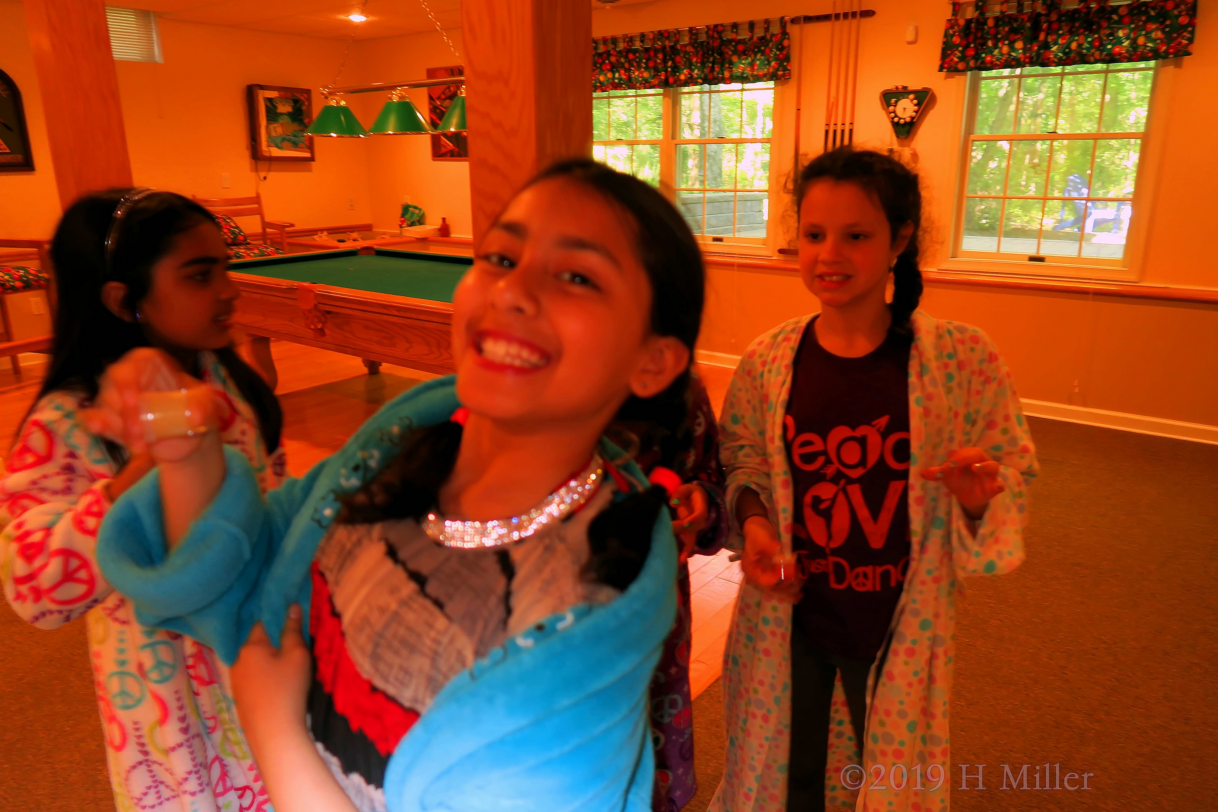 Guest Smiles For The Camera As She Enjoys The Spa Party Fun Guest Smiles For The Camera As She Enjoys The Spa Party Fun