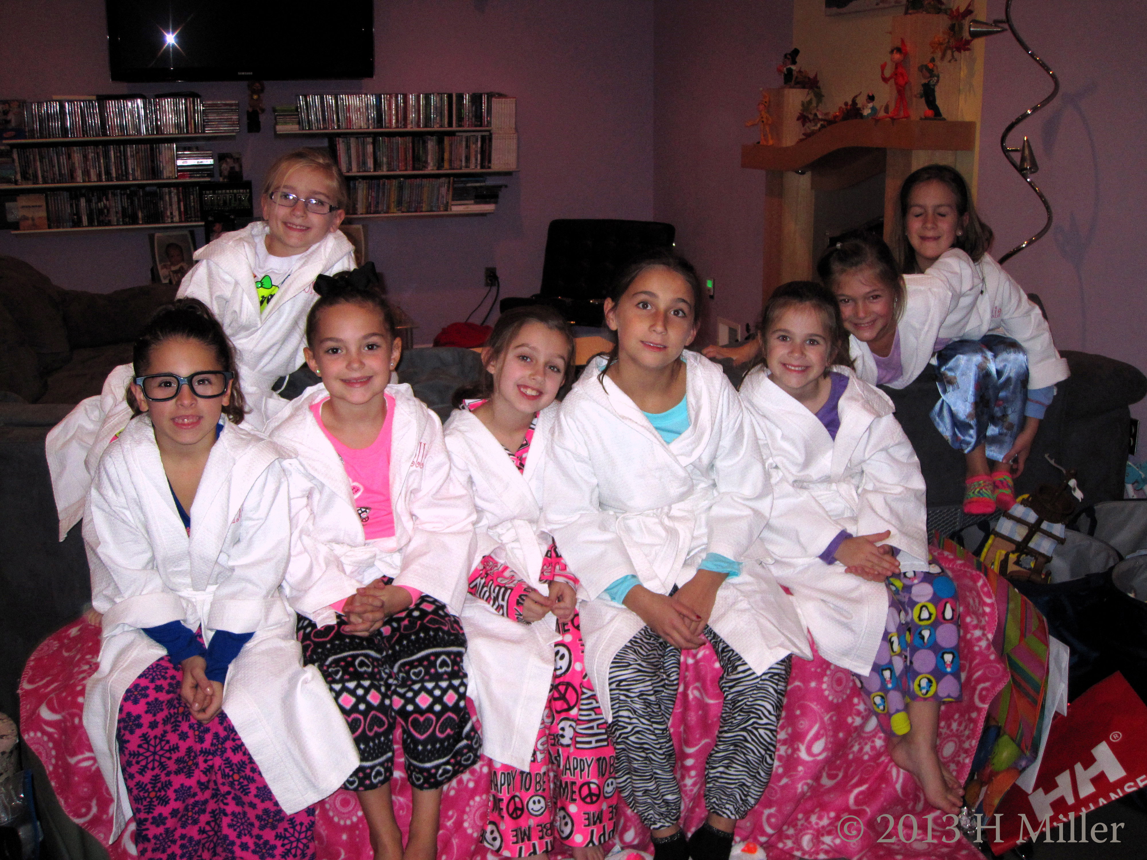 Spa Party For Girls Group Pic Spa Party For Girls Group Pic