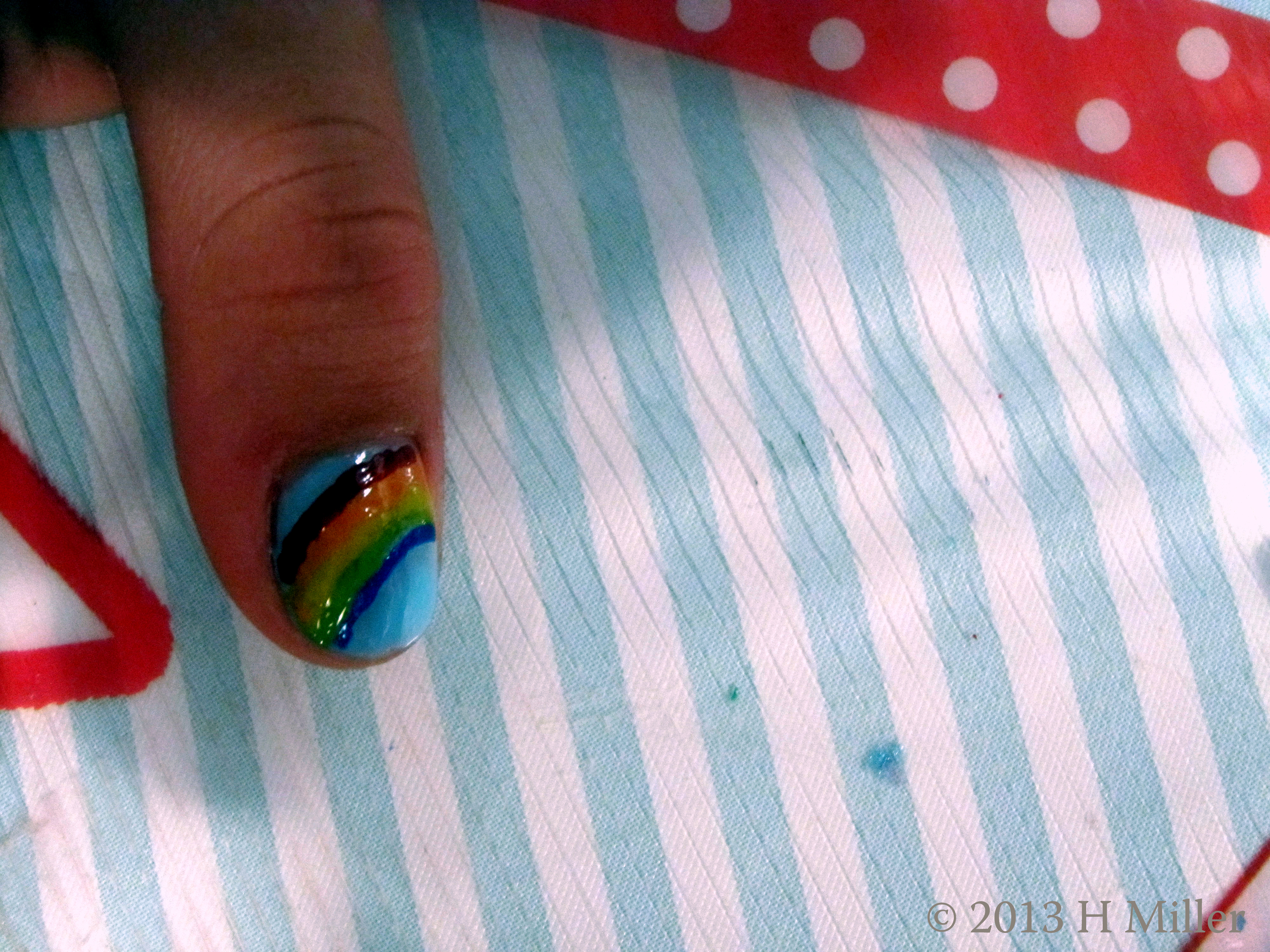 Rainbow Kids Girls Nail Art Rainbow Kids Girls Nail Art