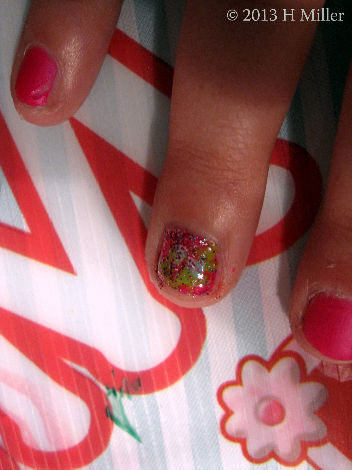 Custom Nail Art Close Up Custom Nail Art Close Up