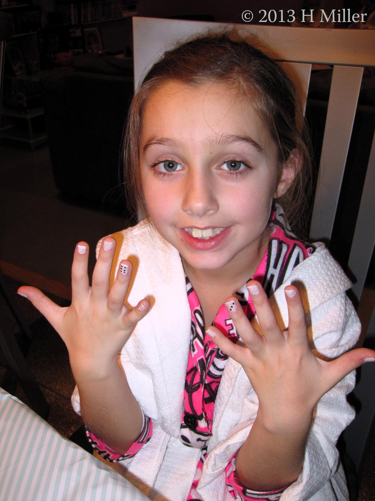 Happy With Her New Nail Art Happy With Her New Nail Art