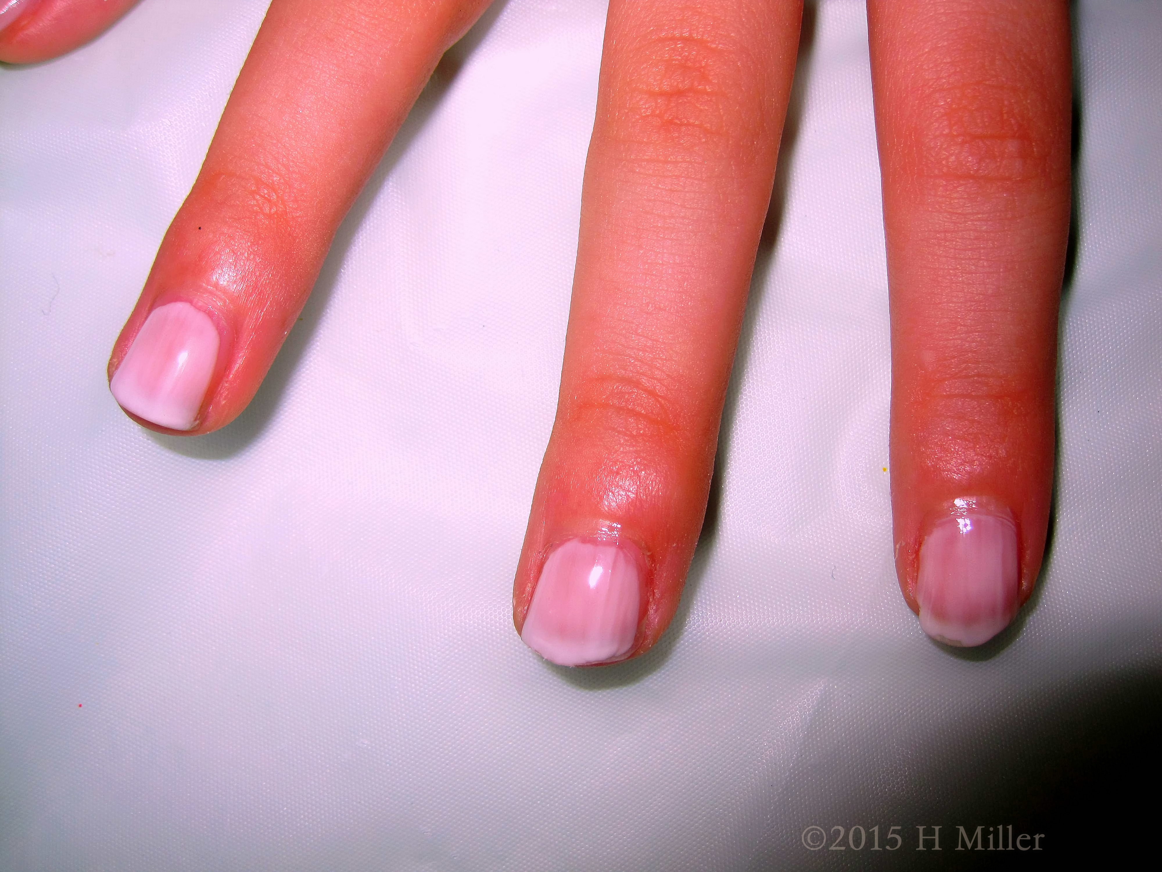 Pale Pink Mani. Pale Pink Mani.