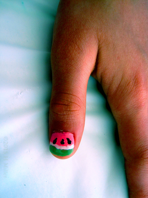 WATERMELON! Kids Nail Art