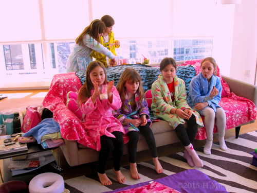 Watching As The Facials begin. Watching As The Facials begin.