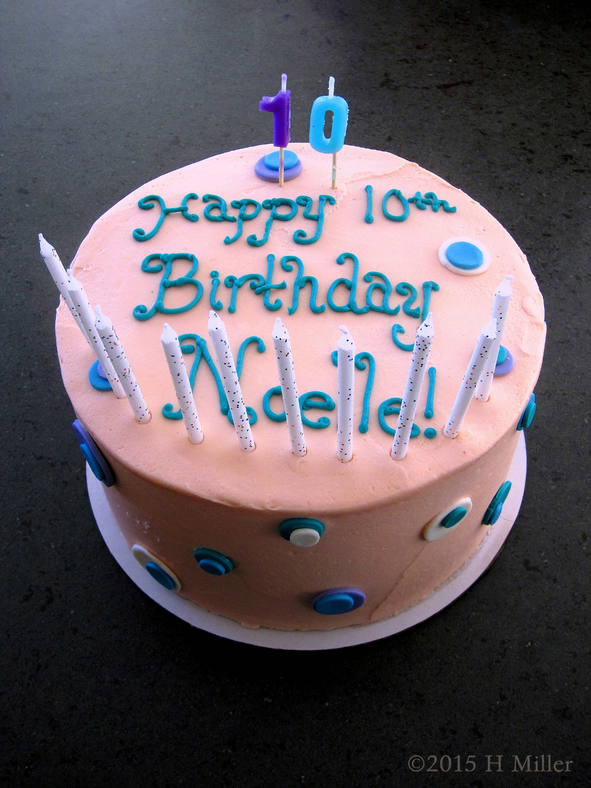 Noelle's 10th Birthday Cake. 