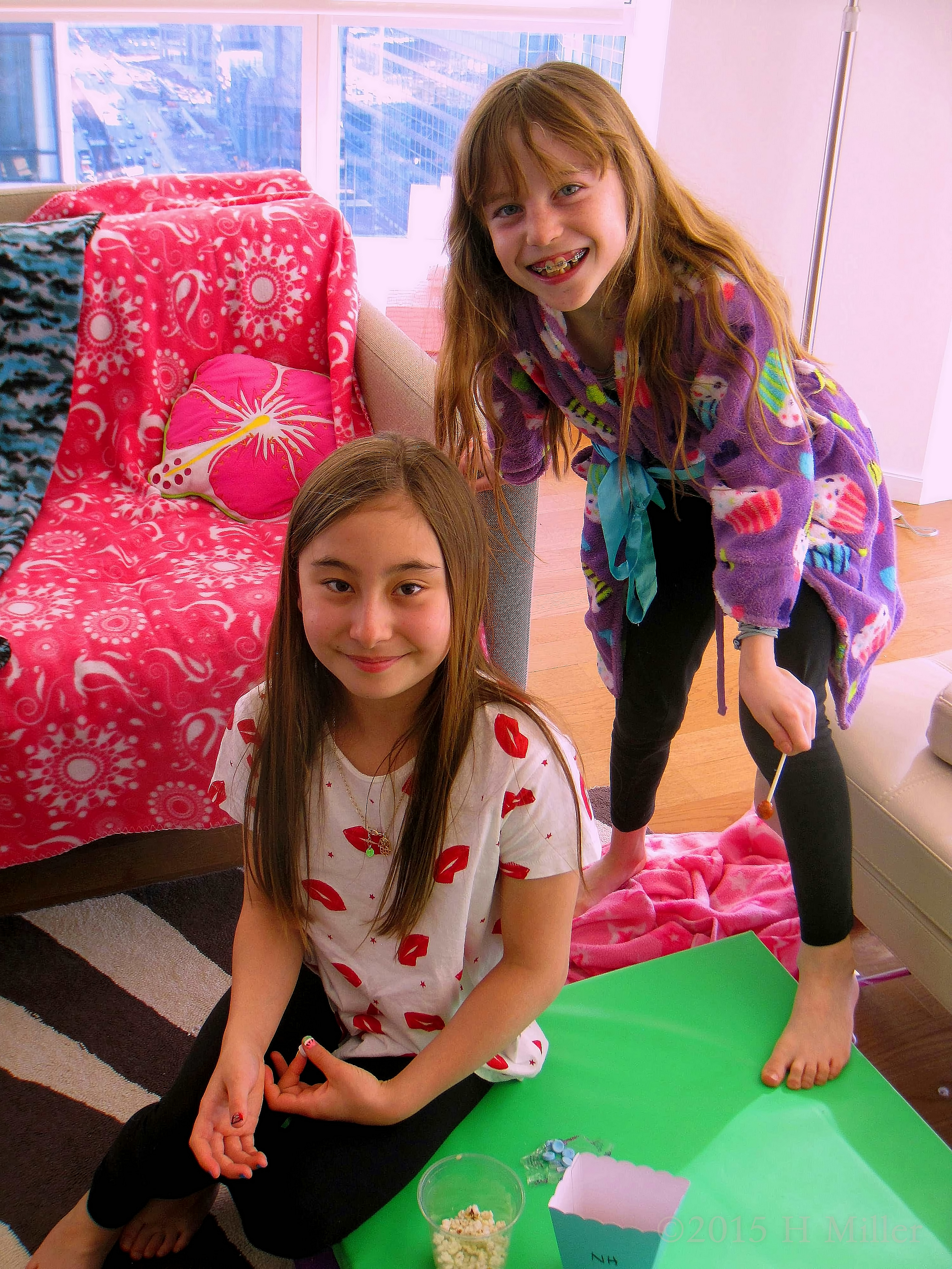 A Great Pic Of The Birthday Girl And Her Guest Enjoying The Spa Party. A Great Pic Of The Birthday Girl And Her Guest Enjoying The Spa Party.