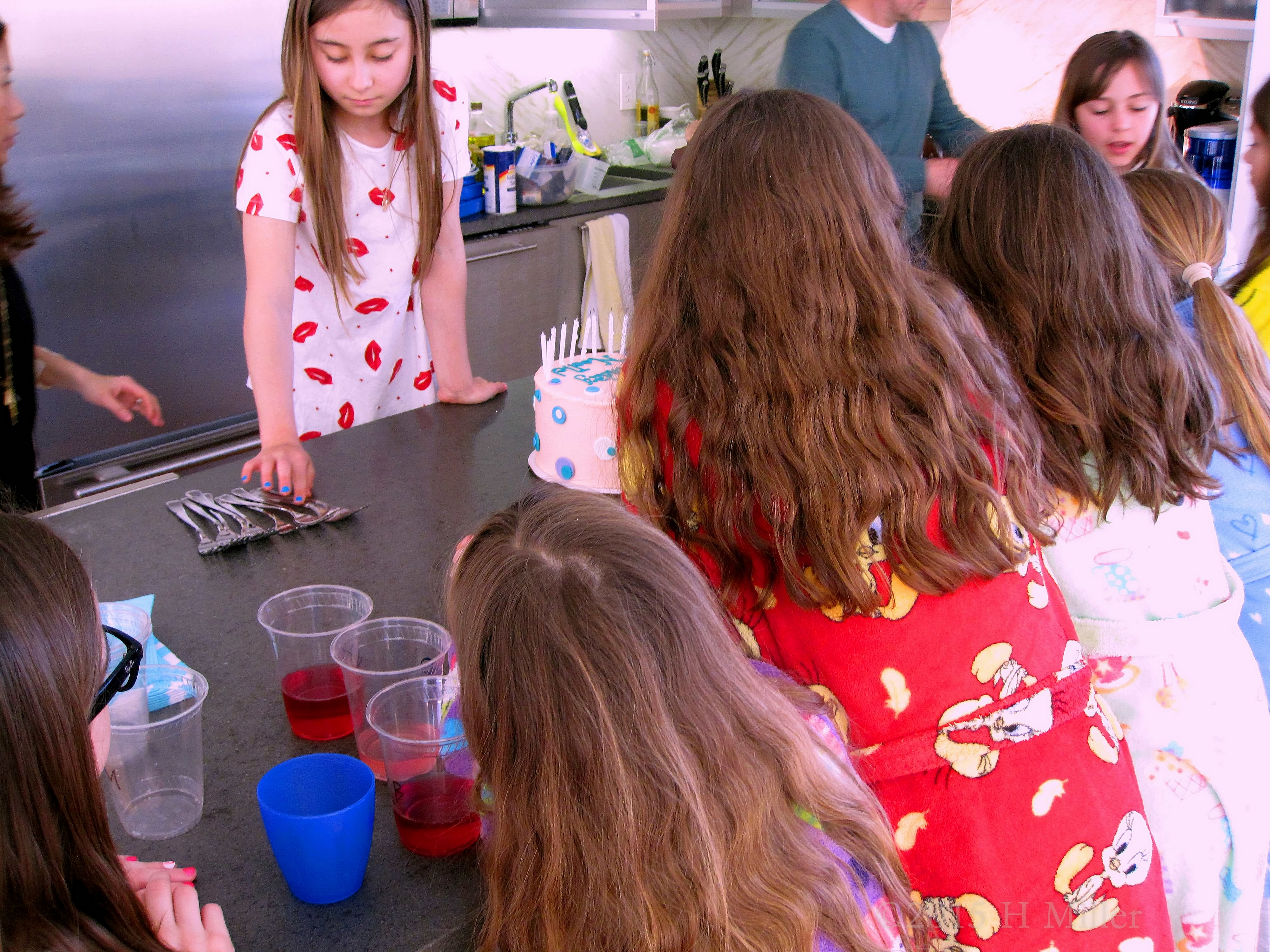 The Guests About To Have Cake. The Guests About To Have Cake.