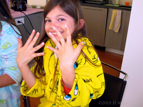 Definitely Happy With Her French Manicure With Pineapple Nail Art Definitely Happy With Her French Manicure With Pineapple Nail Art