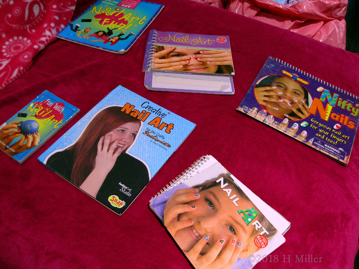 So Many Nail Art Books For The Kids To Explore And Choose Their Favorites From!