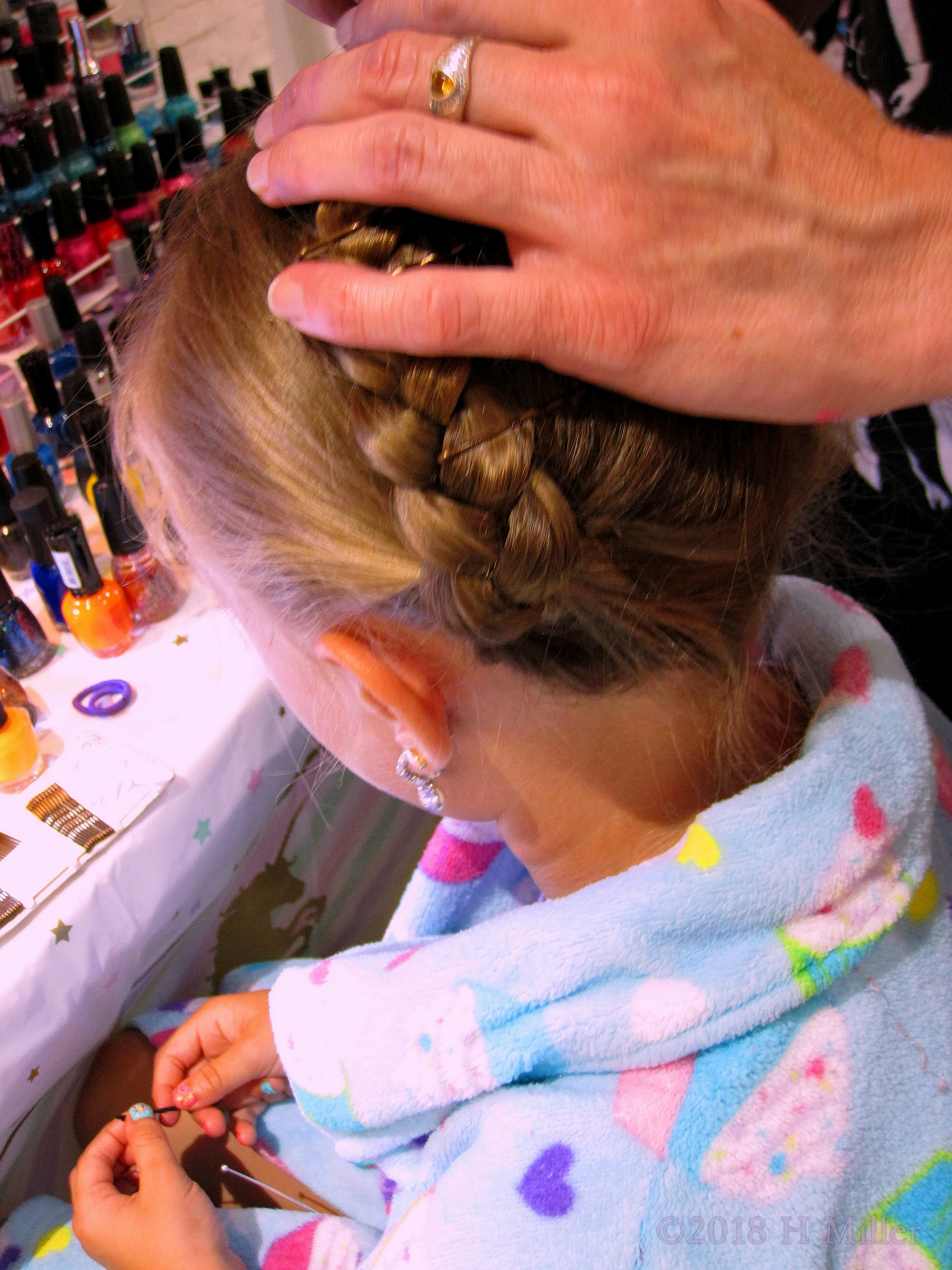 Getting A Creative Kids Hairstyle From Simple Braids. Getting A Creative Kids Hairstyle From Simple Braids.
