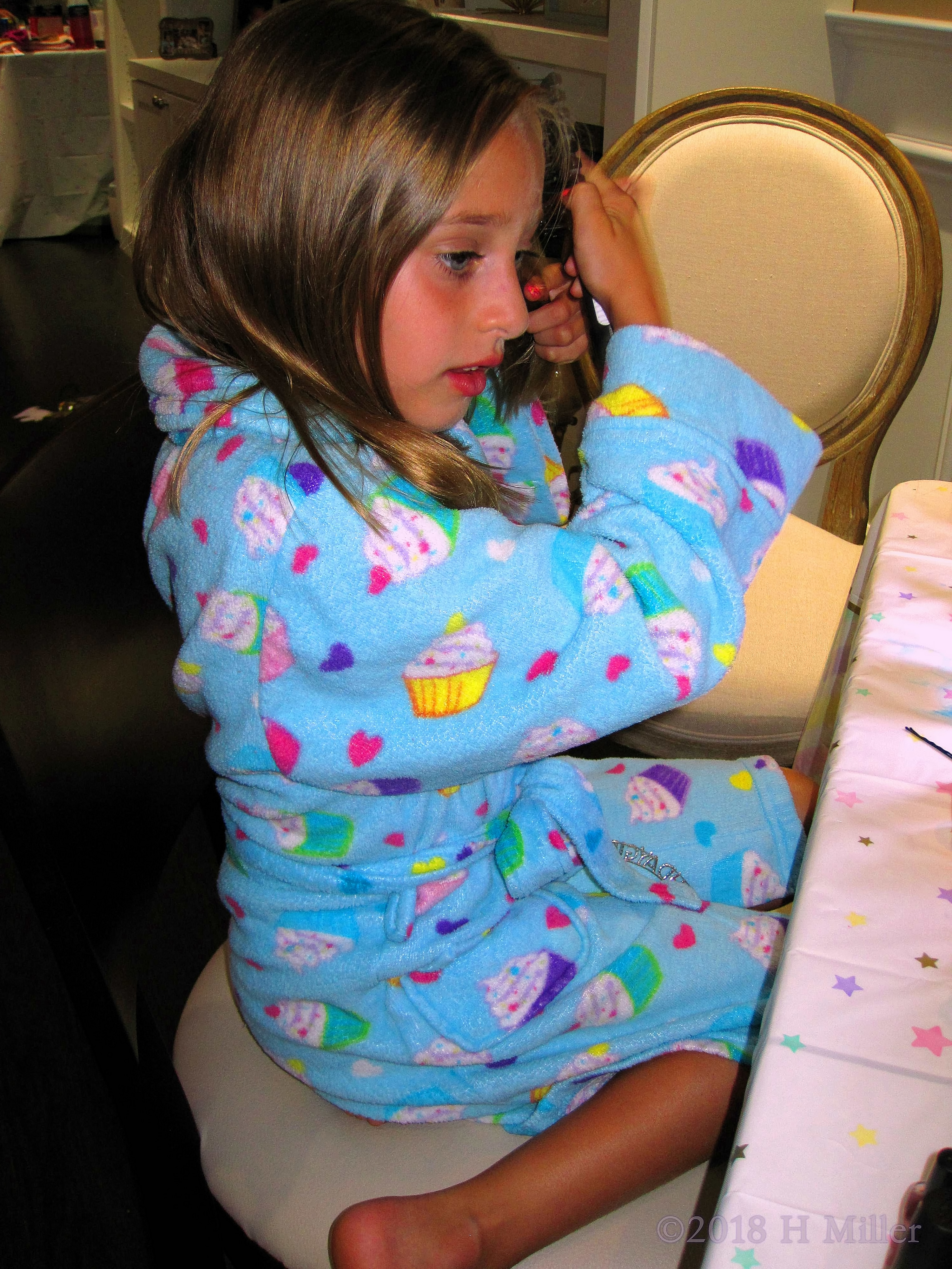 Olivia While Combing Her Hair Before The Girls Hairstyling Session! Olivia While Combing Her Hair Before The Girls Hairstyling Session!