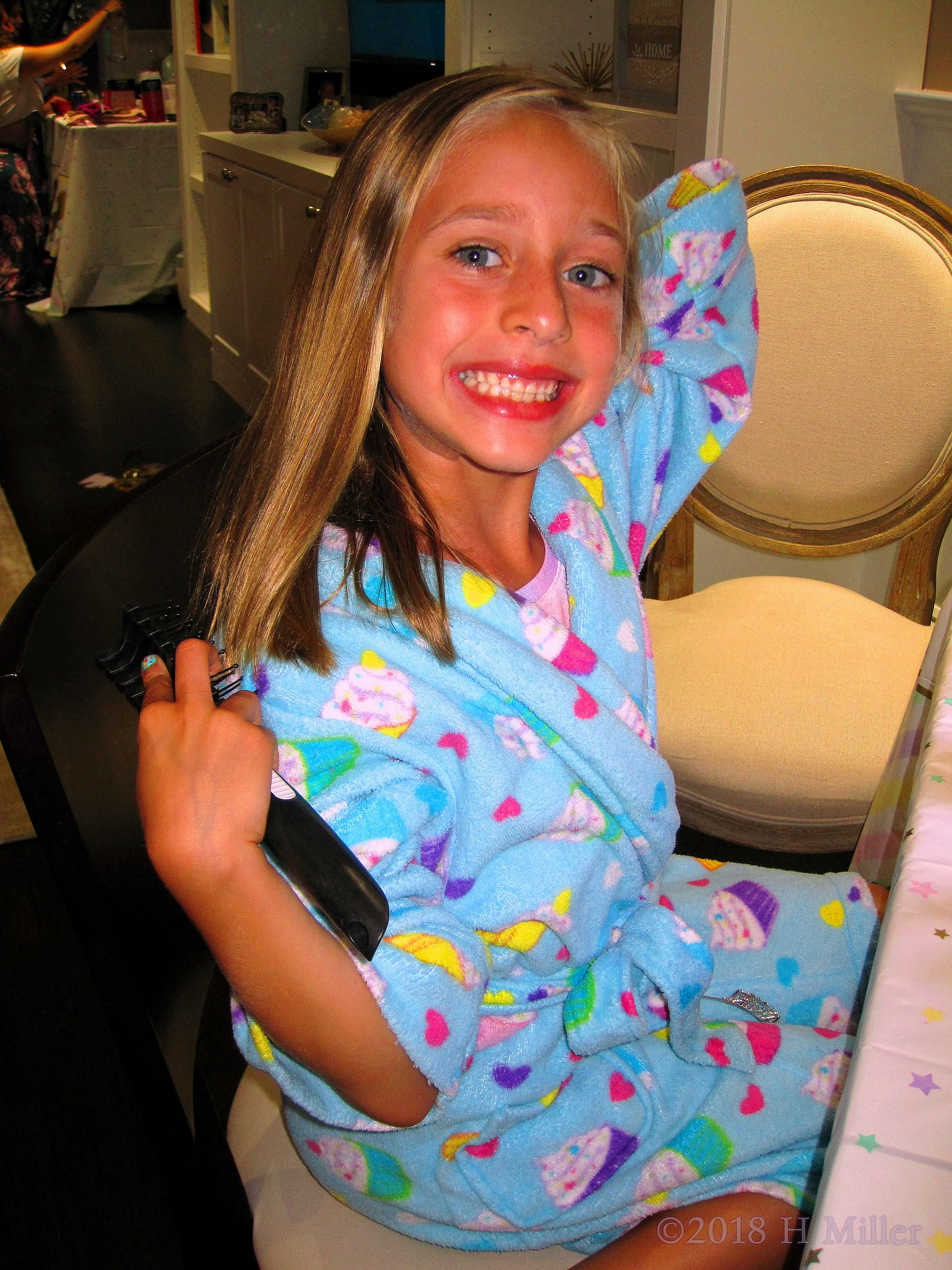 She's So Excited For Her Upcoming Girls Hairstyle! She's So Excited For Her Upcoming Girls Hairstyle!