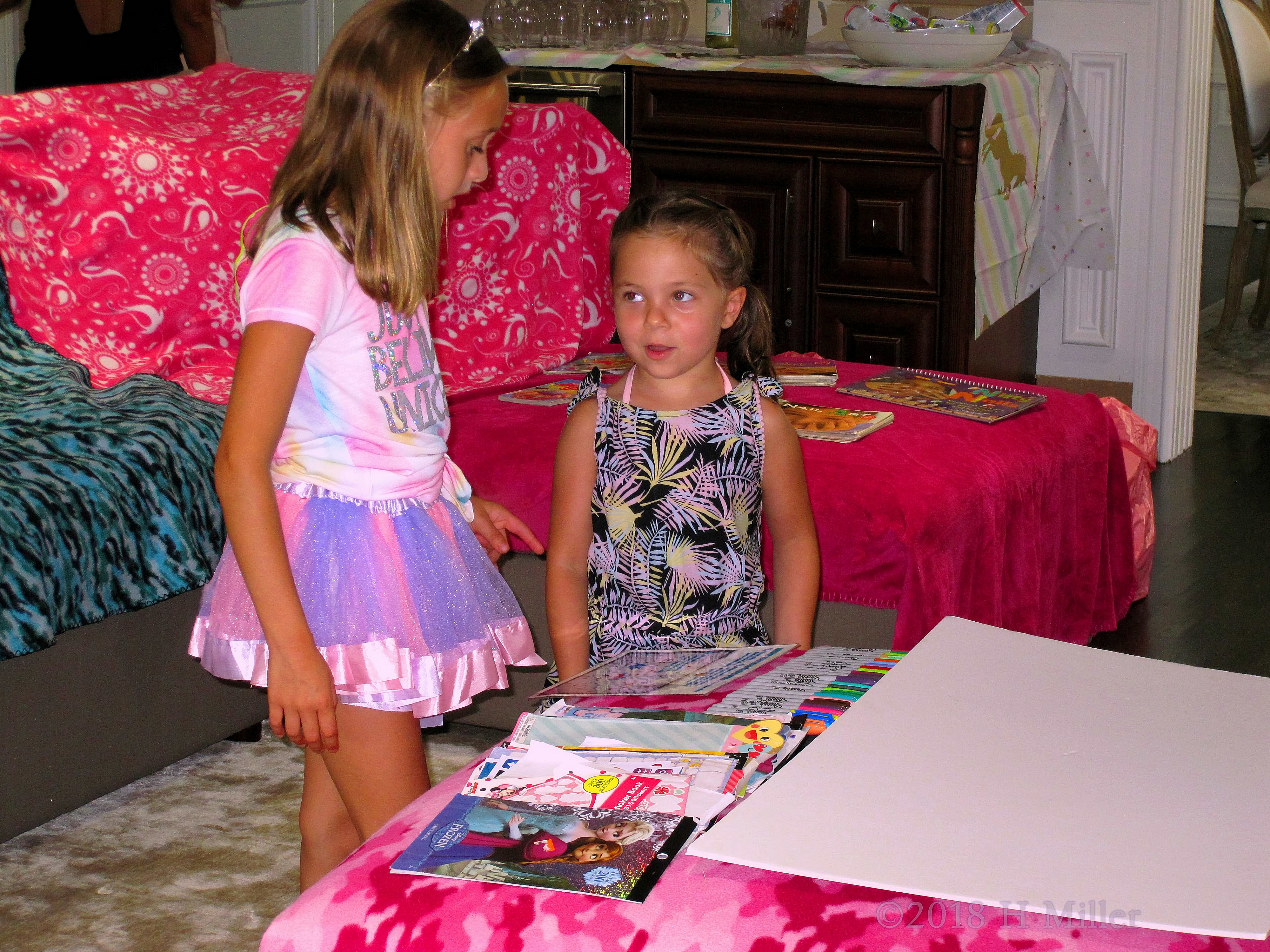 White Foam Board, Colored Markers And Stickers, For Creating An Awesome Spa Birthday Card! White Foam Board, Colored Markers And Stickers, For Creating An Awesome Spa Birthday Card!