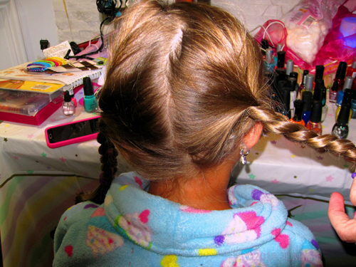 Having Her Neatly Done Braided Girls Hairstyle! Having Her Neatly Done Braided Girls Hairstyle!