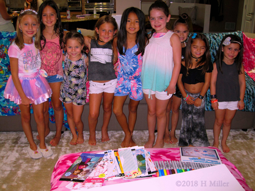 Little Girls All Set For The Spa Birthday Party! Little Girls All Set For The Spa Birthday Party!