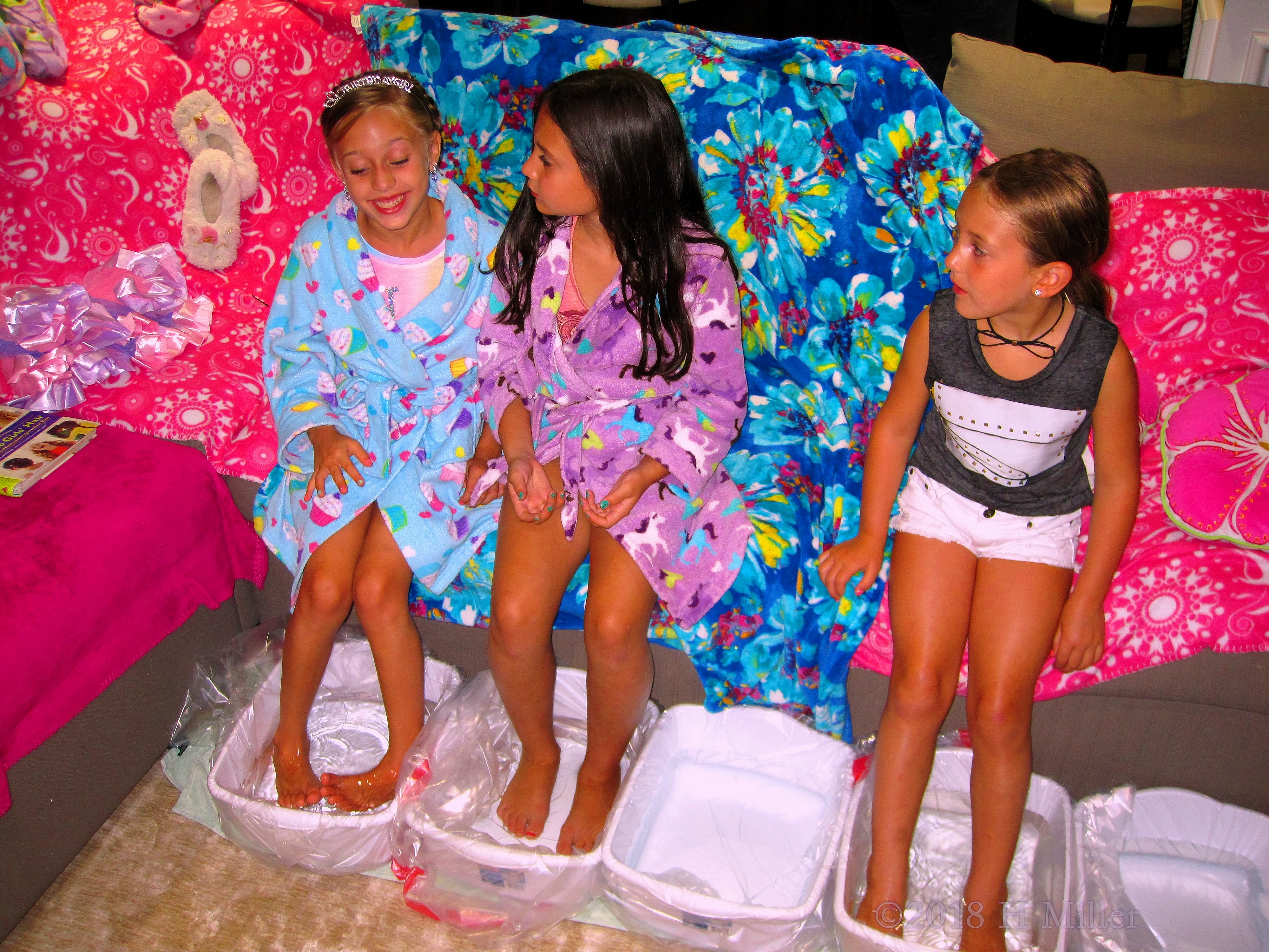 Having A Fun Time During Kids Pedi Session. Having A Fun Time During Kids Pedi Session.