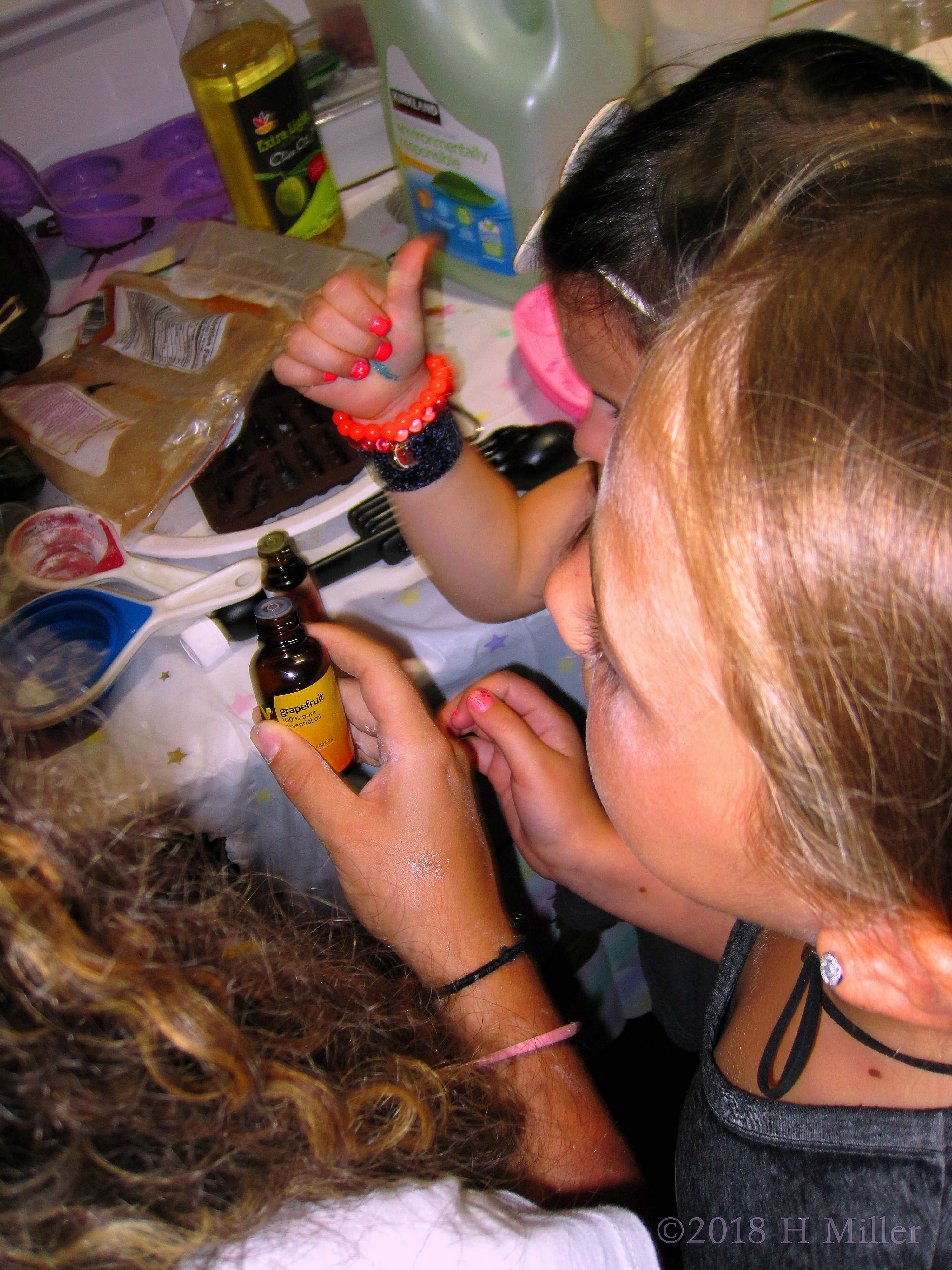Using Various Ingredients Like Essential Oils For The Making Of Soap Kids Crafts! 