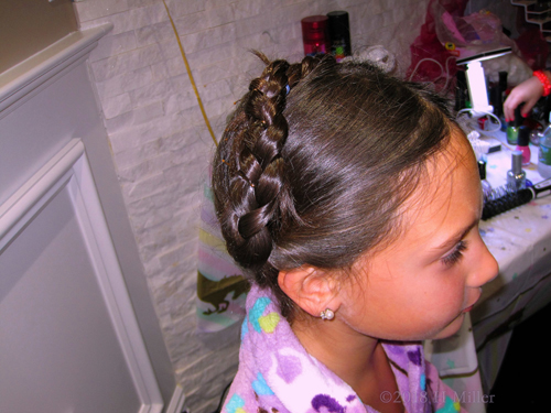 Braid Crown Kids Hairstyle, In The Making! Braid Crown Kids Hairstyle, In The Making!