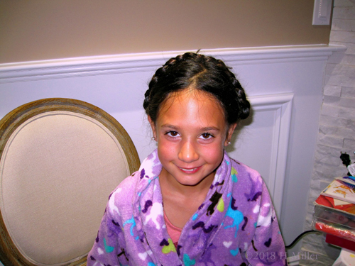 Clicked At The End Of Her Kids Hairstyling Session! Clicked At The End Of Her Kids Hairstyling Session!