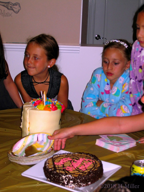 Now It's Time To Have Slices Of Yummy Cake. Now It's Time To Have Slices Of Yummy Cake.