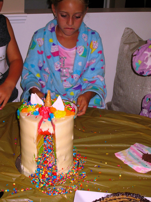 This Cool Bunch Of Gems And Candies Comes Out Of The Unicorn Cake. This Cool Bunch Of Gems And Candies Comes Out Of The Unicorn Cake.