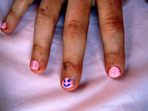 Finished Pefect Girls Manicure With Adorable Nail Art! Finished Pefect Girls Manicure With Adorable Nail Art!