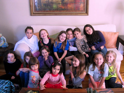 The Birthday Girl Enjoys A Kids Spa Group Phot The Birthday Girl Enjoys A Kids Spa Group Phot