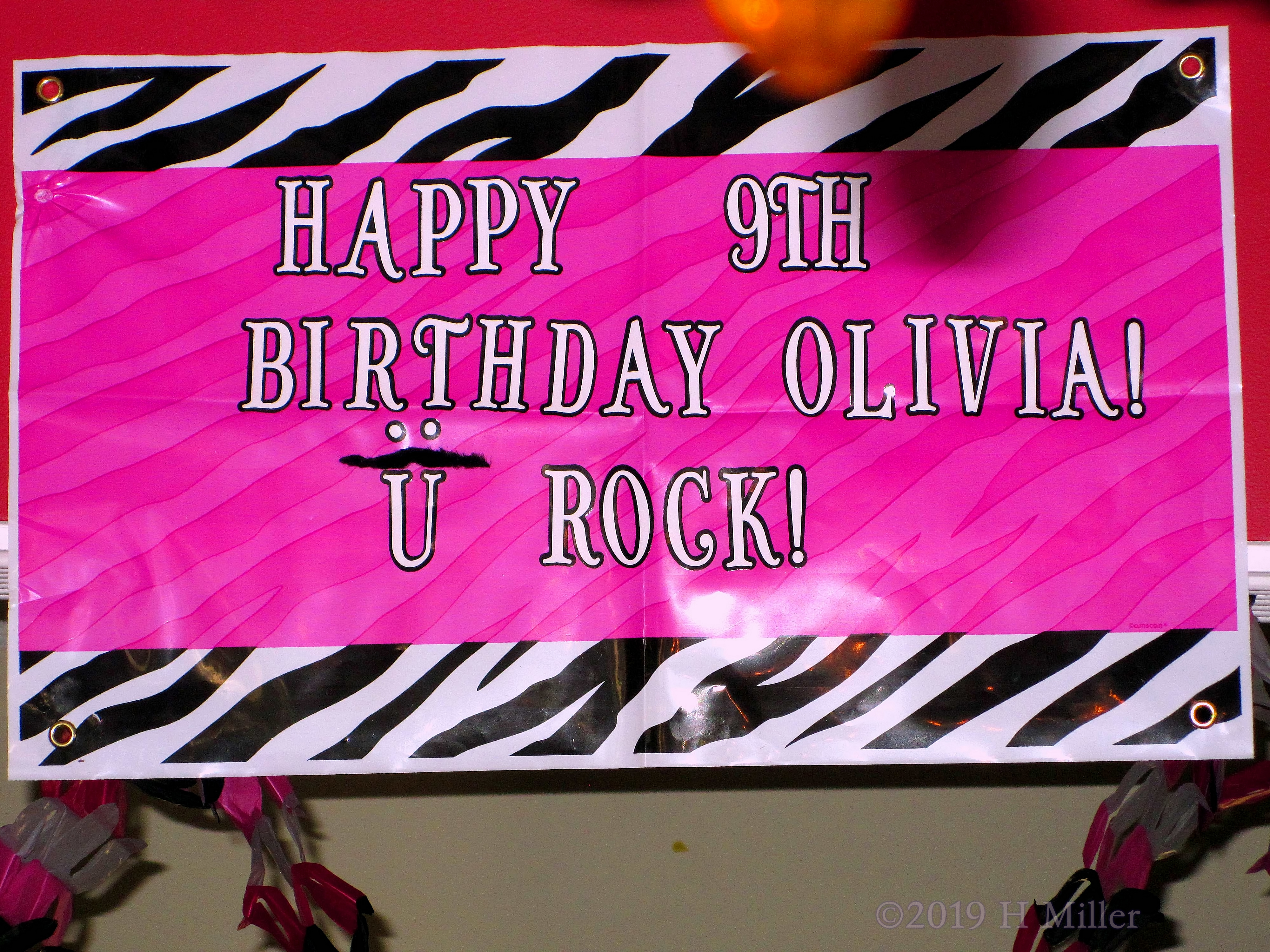 Olivia's Spa Birthday Banner! Olivia's Spa Birthday Banner!