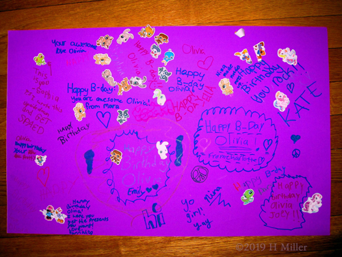 Colorfully Decorated Spa Birthday Card Colorfully Decorated Spa Birthday Card