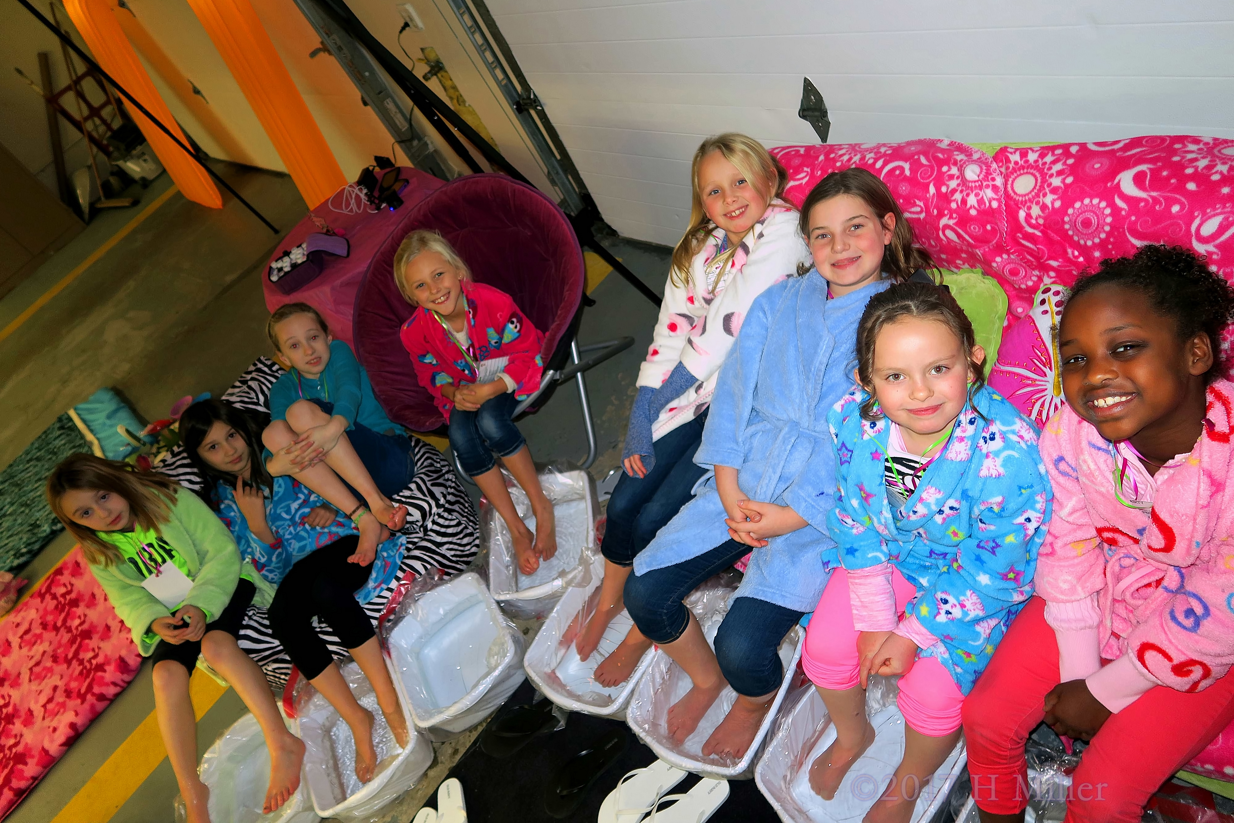 Group Photo Of Everyone Getting A Girls Pedicure Done Group Photo Of Everyone Getting A Girls Pedicure Done