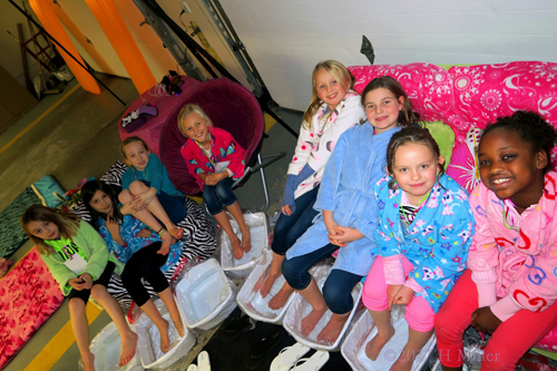 Group Photo Of Everyone Getting A Girls Pedicure Done Group Photo Of Everyone Getting A Girls Pedicure Done