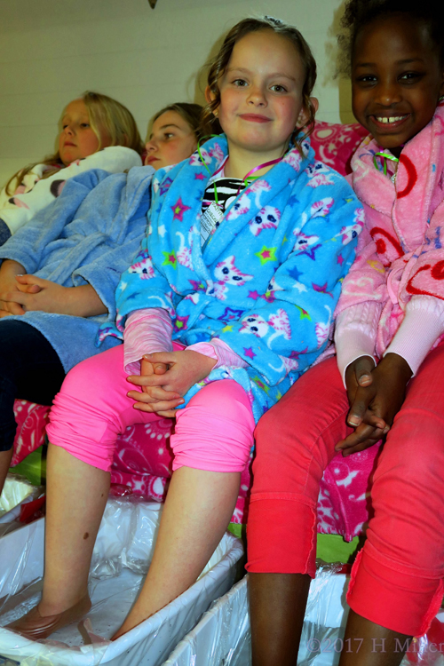 Paityn And Her Friend Getting A Kids Pedicure Together. Paityn And Her Friend Getting A Kids Pedicure Together.
