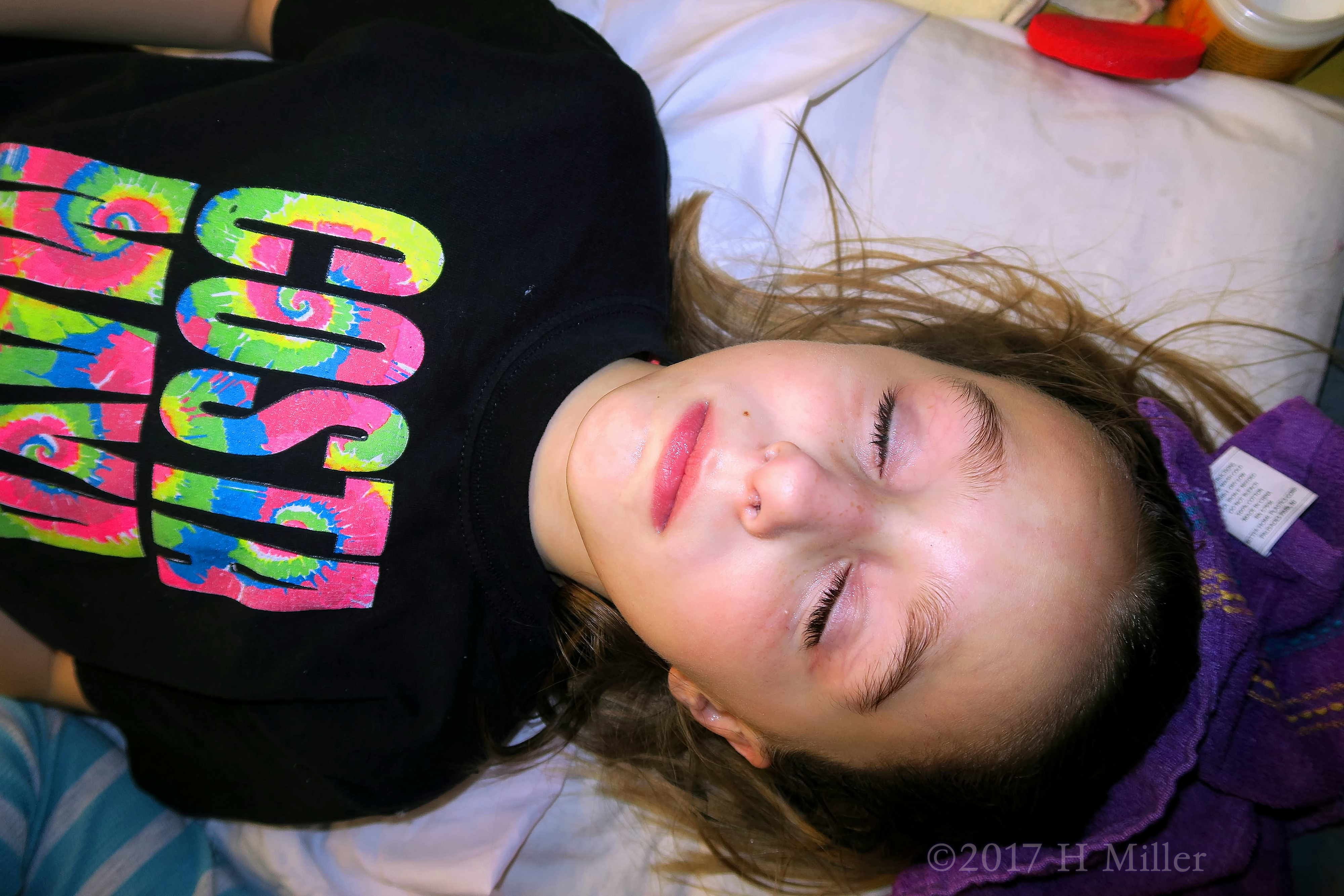 Clear Skin And So Smooth During Her Kids Facial Treatment. Clear Skin And So Smooth During Her Kids Facial Treatment.